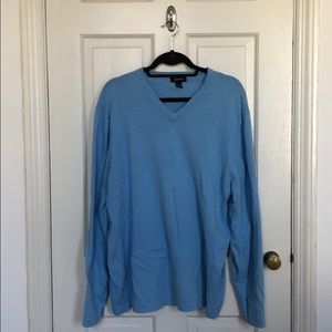 Men’s Alfani Baby Blue Cotton Sweater
